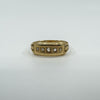 Rare Antique 15ct Gold Rose Cut Diamond Ring 625 Size O (Chester 1885)