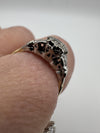 Vintage 18ct Gold & Platinum 0.20ct Diamond Solitaire Ring 750 Size O Engagement