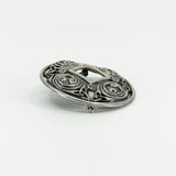 Large Vintage Sterling Silver Celtic Brooch 925 by Malcolm Gray
