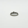 9ct White Gold Diamond Engagment Ring 375 Size L