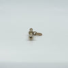 Vintage 9ct Gold Twisted T-Bar Pendant / Charm 375