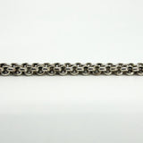 Chunky Vintage Sterling Silver 31.5” Rolo Links Chain / Necklace 925