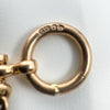 Vintage 9ct Rose Gold 4 Bar Gate 8” Bracelet 375 (London 1987) 19.7g