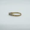 Vintage 9ct Gold 0.20ct Diamond Solitaire Ring 375 Size M Engagement 1989