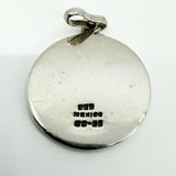 Large Vintage Sterling Silver St. Christopher Pendant 925