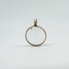 Antique 9ct Rose Gold Small Double Sided Glass Locket (Chester 1900)