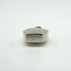 Chunky Sterling Silver Vintage Perfume / Poison Bottle Engraved Pendant 925