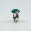 Sterling Silver Chunky Natvie Turquoise Ring 925 Size R 