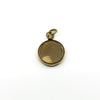 Small Antique Rolled Gold Double Sided Glass Photo Locket
