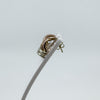Vintage 9ct Gold 3x Coloured Gold Triangular Earrings White Rose Yellow Gold 375