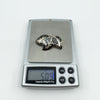 Vintage Siam Blue Enamel Brooch in Sterling Silver 925 