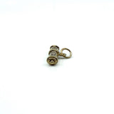 Vintage 9ct Gold Diamond T-Bar Pendant / Charm 375