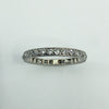 Antique Platinum Old Cut Diamond Full Eternity Band / Ring Size L - M