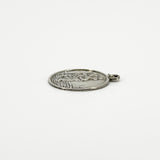 Vintage Sterling Silver St. Christopher Pendant / Charm 925