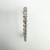 10ct White Gold Large Diamond Hoop Earrings