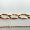 Vintage 9ct Rose Gold Oval Links 8” Bracelet 375 (Birmingham 1945)