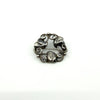 Vintage Sterling Silver Floral Brooch 925