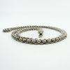 Chunky Vintage Sterling Silver 33” Rolo Links Chain & Dog Clip 925 60g 1997