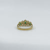 14ct Gold 0.45ct Emerald & Diamond Ring Size N 585