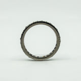 Antique Platinum Old Cut Diamond Full Eternity Band / Ring Size L - M