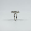 Vintage Sterling Silver Oval Engraved Secret Locket Ring 925 Size N 1/2