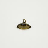 Tiny Vintage (1974) 9ct Gold Spinning I LOVE YOU Fob / Pendant 375