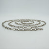 Vintage Sterling Silver 36” Fancy Link Bar & Belcher Chain / Necklace 925 (1993)