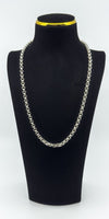 Chunky Sterling Silver 22.5” Rolo Belcher Links Chain 925 Heavy 58g Unisex
