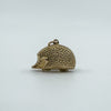 Large Vintage 9ct Gold Hedgehog Animal Pendant  / Charm 375 (London 1975)