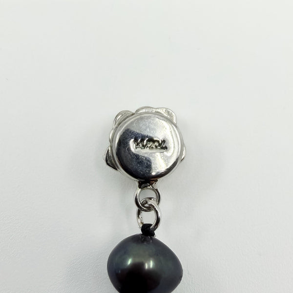 New Freshwater Pearl 18" Necklace & White Gold Filled Clasp