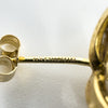 Vintage 9ct Gold Chunky Double Lovers Knot Stud Earrings 375 3g