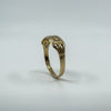 Rare Antique 15ct Gold Rose Cut Diamond Ring 625 Size O (Chester 1885)