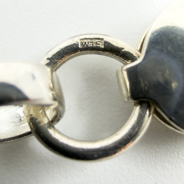 Chunky Sterling Silver 18.5” Belcher / Oval Links Chain 925 Heavy 102g Unisex