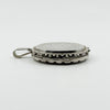 Large Vintage Sterling Silver Oval Floral Engraved Locket 925