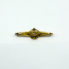 Antique / Victorian Etruscan Revival 15ct Gold Old Cut Diamond Brooch 585