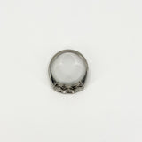 Vintage Platinum 1.60ct Diamond Trilogy Ring 950 Size L