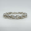 Sterling Silver Chunky Oval Belcher Chain 9.5” Bracelet Unisex 50g