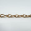 Antique Chunky 9ct Rose Gold Oval Links 8” Bracelet 23g
