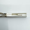Vintage Sterling Silver Chunky Gucci G Drop Pendant & 19.8” Chain 925