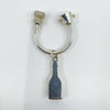 Rare Sterling Silver Tiffany & Co. Champagne Bottle Keyring / Pendant 925