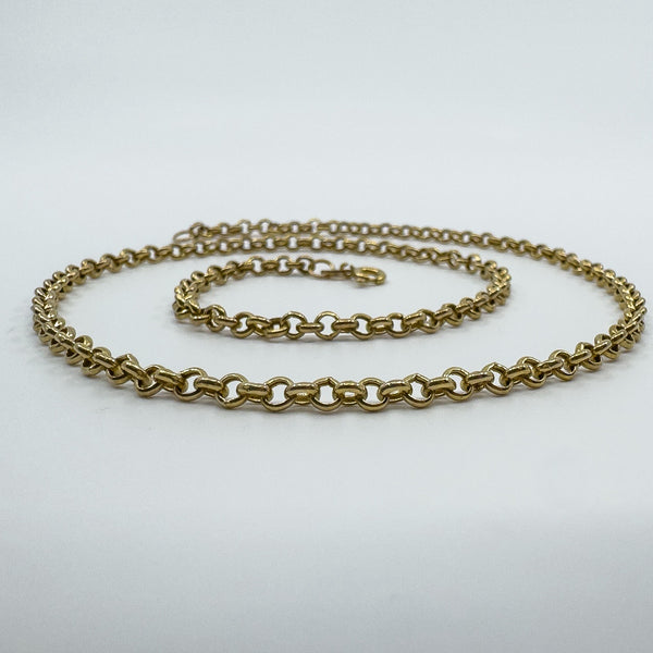 Vintage 9ct Gold 16” Rolo Chain / Necklace 375 ( 1987 )