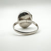 Vintage Sterling Silver Oval Engraved Secret Locket Ring 925 Size N