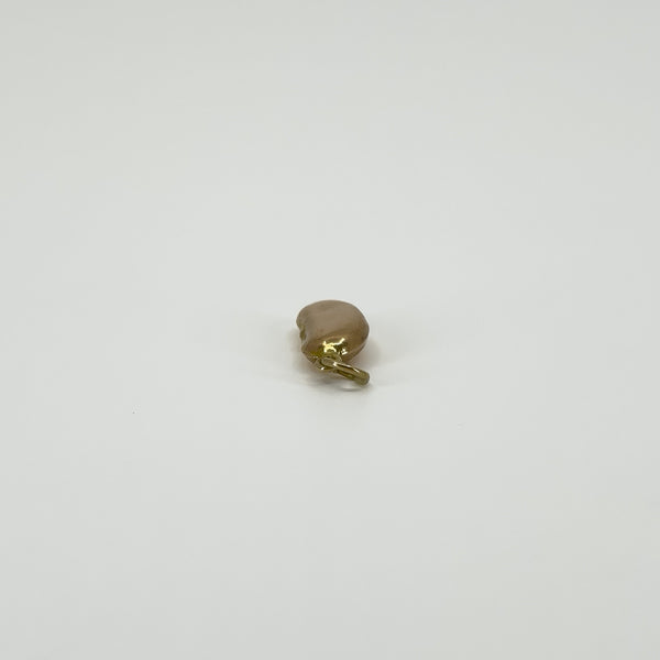 Tiny Antique 9ct Gold Rose Gold Lucky Bean Pendant / Charm 375