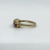 Vintage 1ct Pink Tourmaline 5 Stone Ring Size S Birm 2006