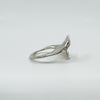 Lily of the Valley Floral Ring in Sterling Silver 925  Size M - O adjustable 