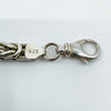 Chunky Sterling Silver 9.4” Byzantine Bracelet 925 Heavy 40g 