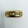 Rare Antique 15ct Gold Rose Cut Diamond Ring 625 Size O (Chester 1885)