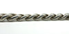 Chunky Sterling Silver Vintage Curb Links Bracelet Dog Clip & T-Bar Charm 925