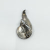 Vintage Siam Red Enamel Brooch in Sterling Silver 925 Goddess of Lightening 