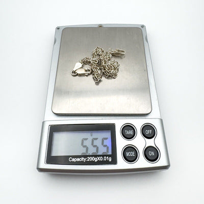 Twisted Links Matching Bracelet & 18” Necklace Set in Sterling Silver 925